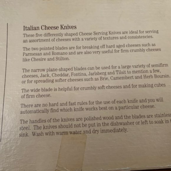 William Sonoma Cheese Knives - Picture 4 of 5